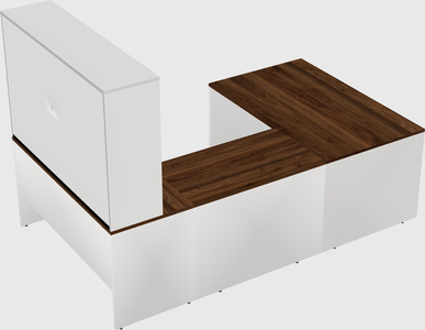 U-shaped desk