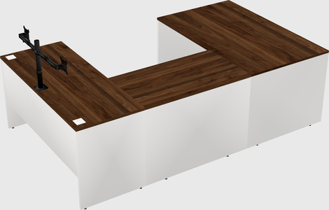 U-shaped desk