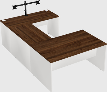 U-shaped desk