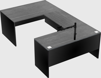 U-shaped desk