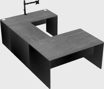 U-shaped desk