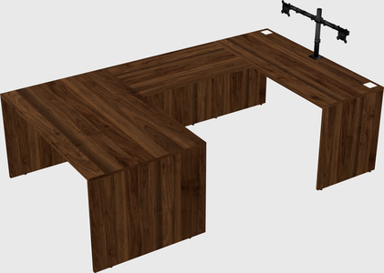 U-shaped desk