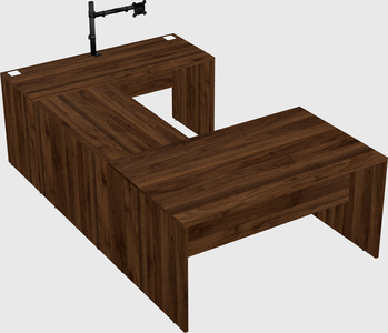 U-shaped desk