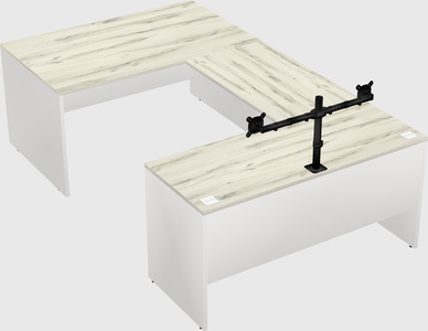 U-shaped desk