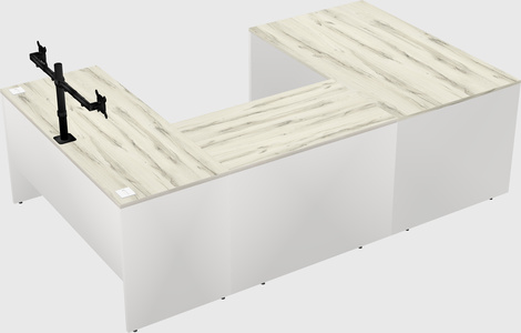 U-shaped desk