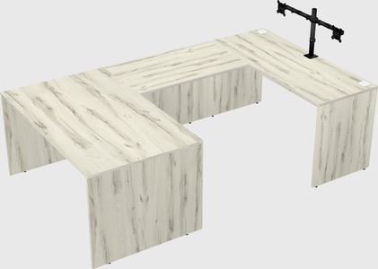 U-shaped desk