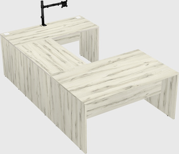 U-shaped desk