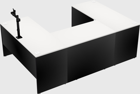 U-shaped desk