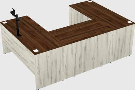 U-shaped desk