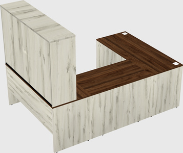 U-shaped desk