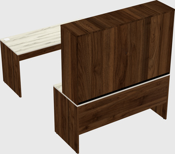 U-shaped desk