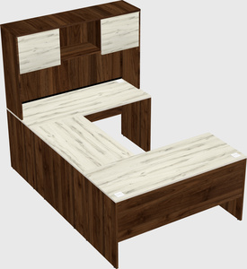 U-shaped desk