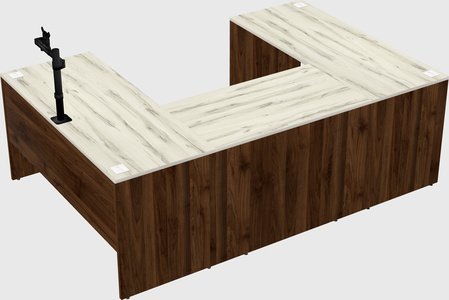 U-shaped desk