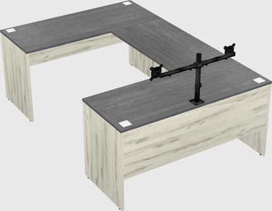 U-shaped desk