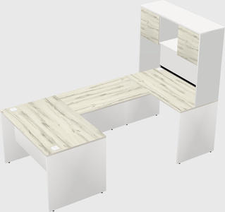 U-shaped desk