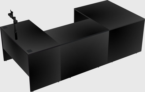 U-shaped desk
