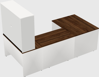 U-shaped desk