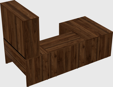 U-shaped desk