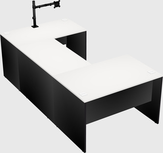 U-shaped desk