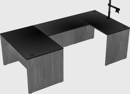 U-shaped desk