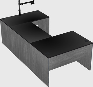 U-shaped desk
