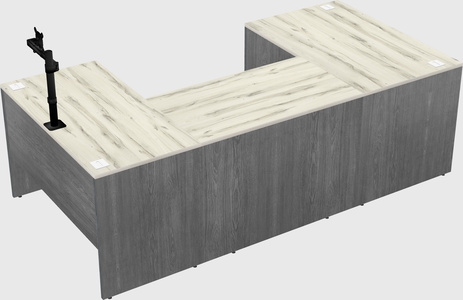 U-shaped desk