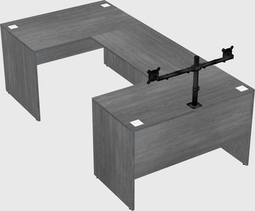 U-shaped desk