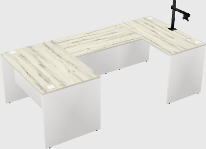 U-shaped desk