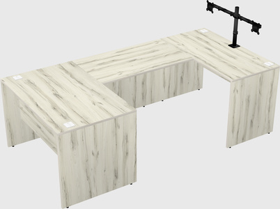 U-shaped desk
