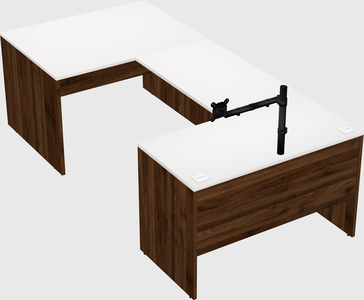 U-shaped desk