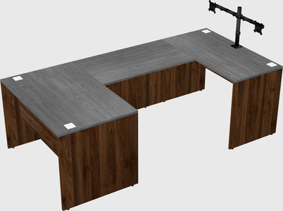 U-shaped desk