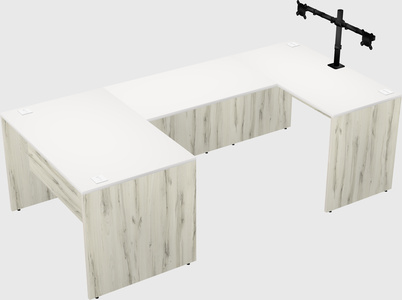 U-shaped desk