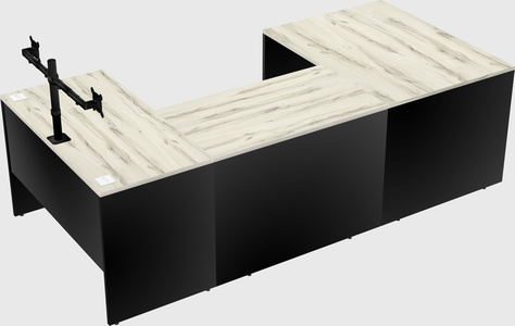 U-shaped desk