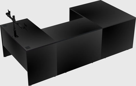 U-shaped desk