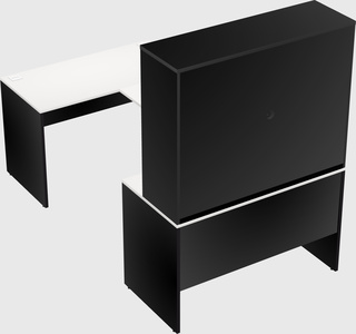 U-shaped desk