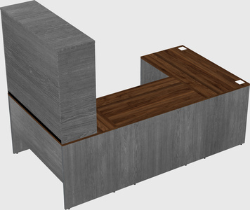 U-shaped desk