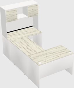 U-shaped desk