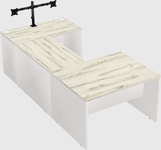 U-shaped desk