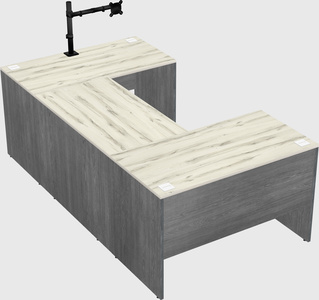 U-shaped desk