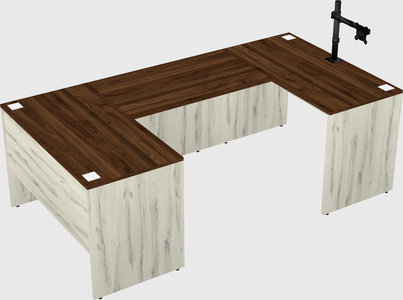 U-shaped desk