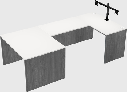 U-shaped desk