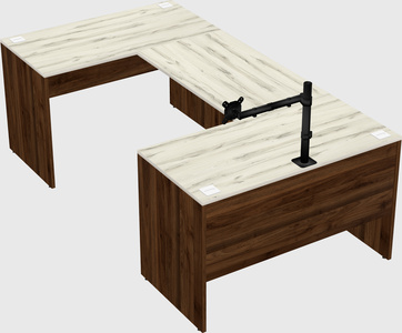U-shaped desk
