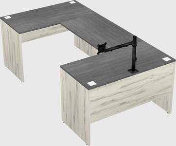 U-shaped desk