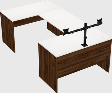 U-shaped desk