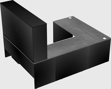 U-shaped desk