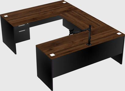 U-shaped desk