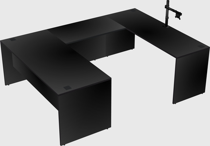 U-shaped desk