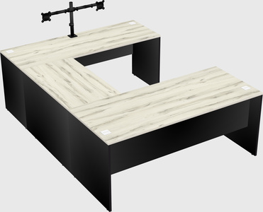U-shaped desk