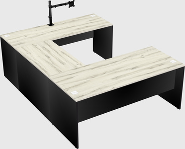 U-shaped desk