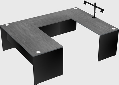 U-shaped desk